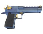Factory Blem Magnum Research Desert Eagle Mark XIX 50 AE Carbo Blue & Gold DE50CBG-1 - View 4