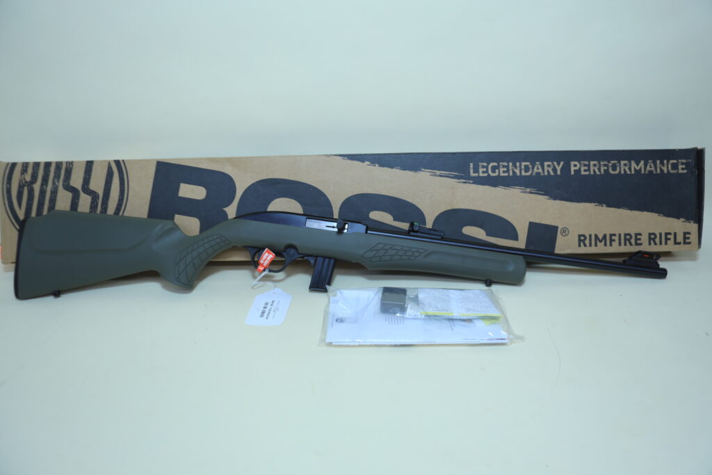 Rossi RS22 .22 LR Semi-Auto – OD Green Synthetic Stock, Fiber Optic Sights