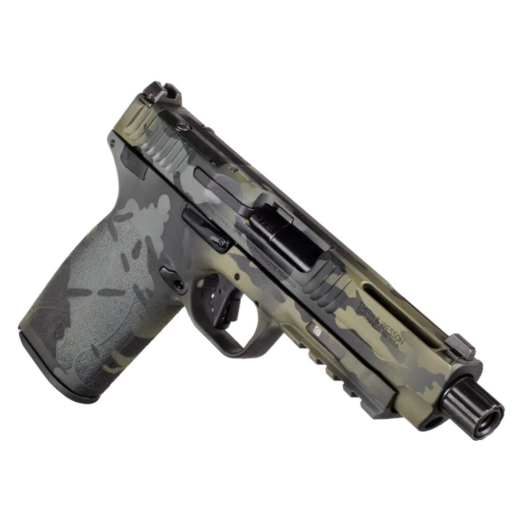 Smith & Wesson M&P 57 5.7x28mm Multicam Black 5″ Threaded Barrel Optic Ready 14184
