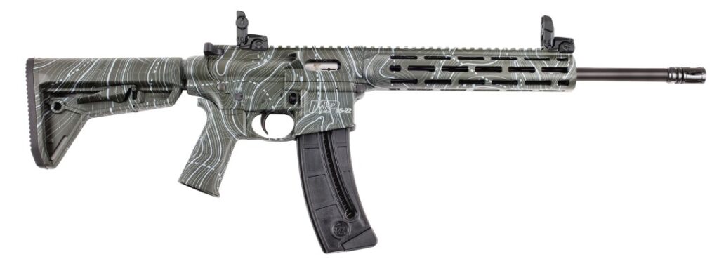 Smith & Wesson M&P15-22 Sport 22 LR OD Green Topographic 16″ Barrel 14469