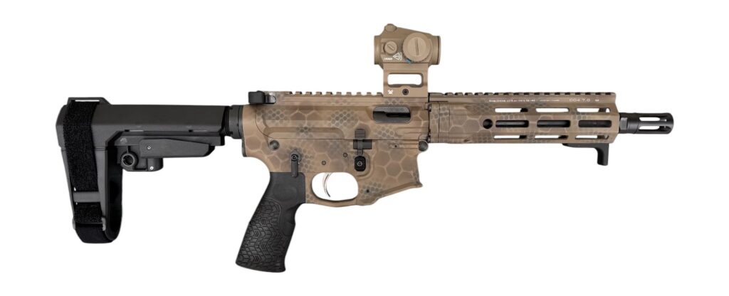 Daniel Defense DDPCC 9mm PCC 8.3″ Barrel W/ Vortex Crossfire II Arid Rattlecan SB-013