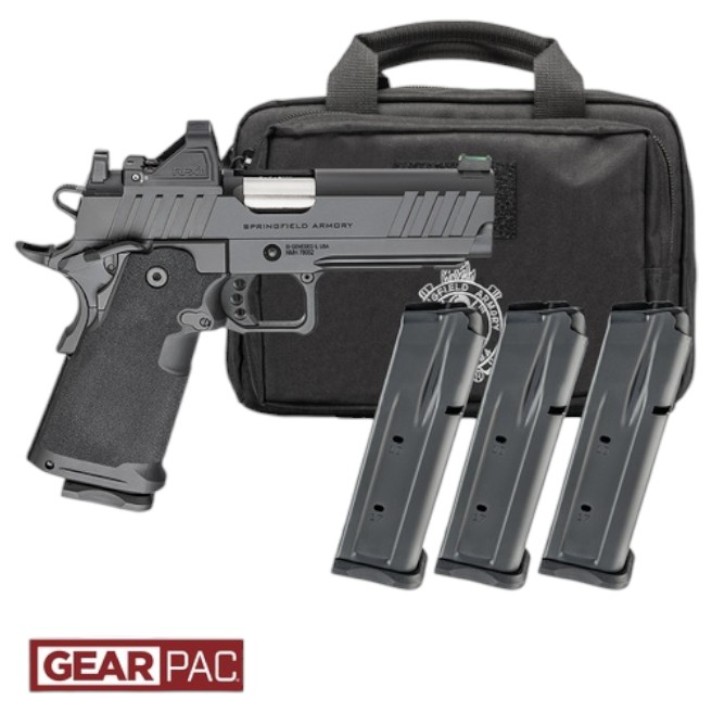 Springfield Prodigy 9mm 4.25″ Barrel Gear Pac 4- Mags PH9117AOS-PAC