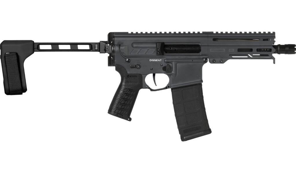 CMMG Dissent MK4 300 Blackout 6.5″ Barrel W/ Brace Armor Black 30A2D0F-AB