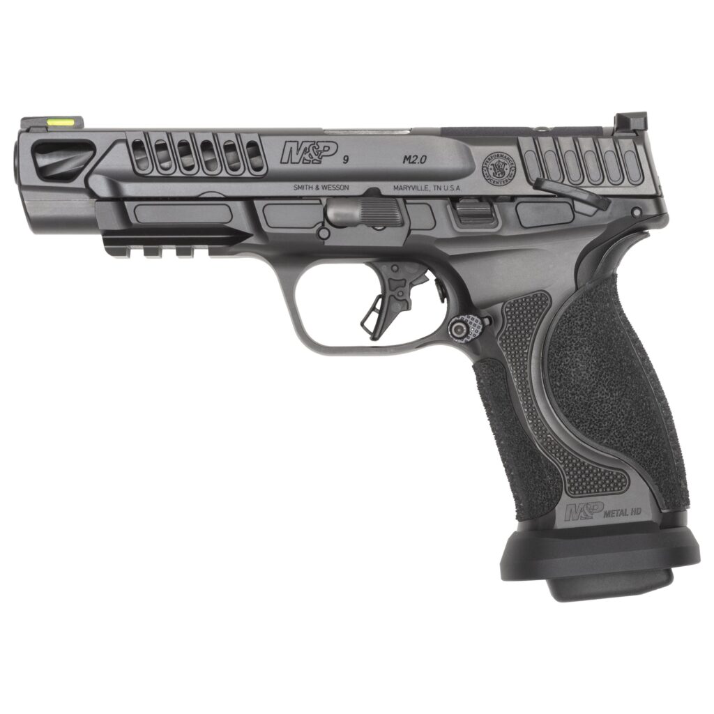 Smith & Wesson M&P 2.0 Competitor HD 9mm 5″ Barrel Optics Ready Thumb Safety 14069