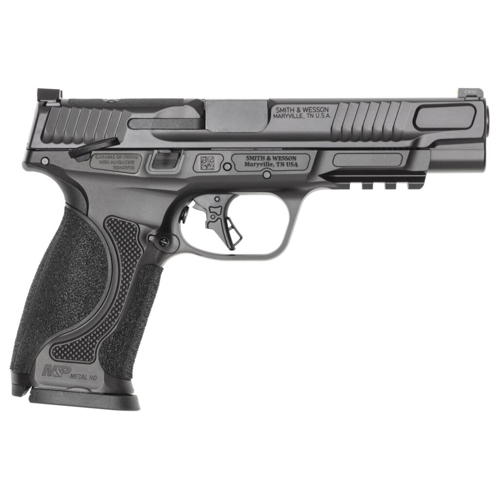 Smith & Wesson M&P 2.0 Metal HD 9mm 5″ Barrel Optics Ready Thumb Safety 14672