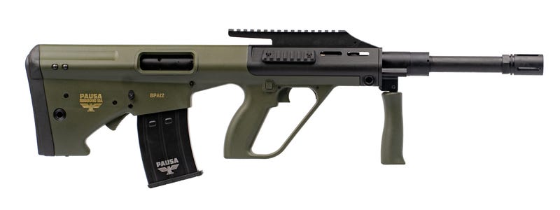 Panzer Arms BPA-12 12 Ga Semi Auto 18″ Barrel Bullpup OD Green AUG BPA12-ODG