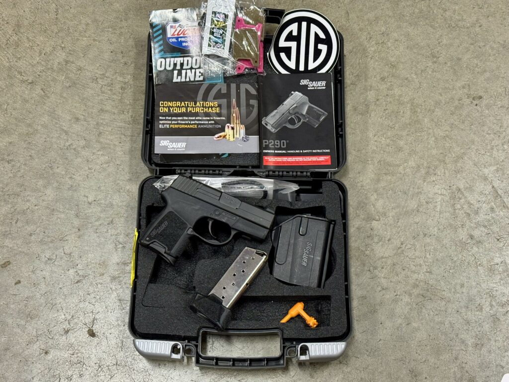 Sig Sauer P290RS 9mm P290 Original Case Holster Grip Panels CCW