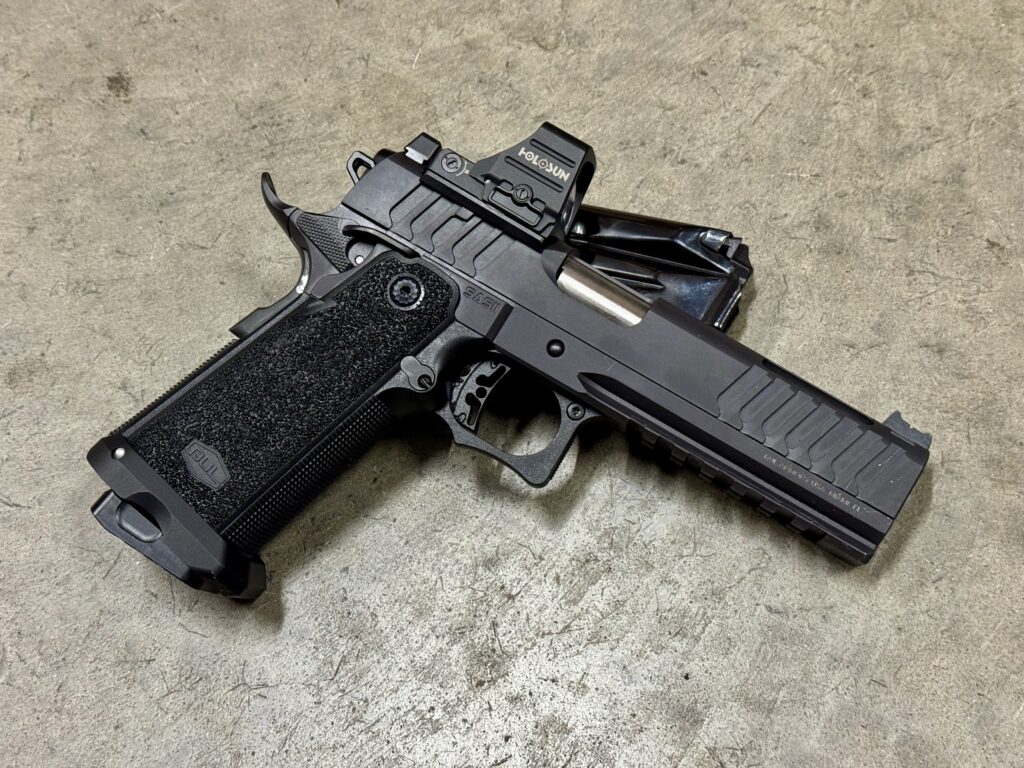 Bul Armory SAS 2 Tac Pro 9mm 5″ 20rd Holosun 507 Comp Red