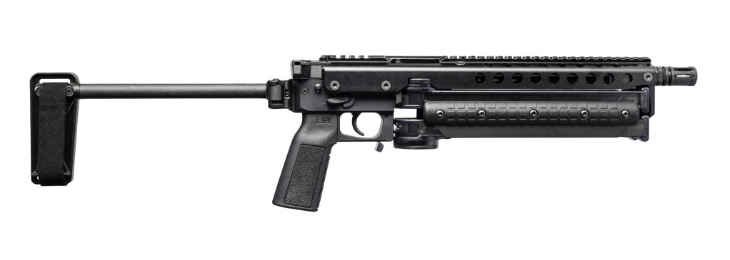 Kel-Tec KP50 5.7x28mm 9.5″ Threaded Barrel W/ Folding Brace 50 Round Capacity Keltec KP50BLKB