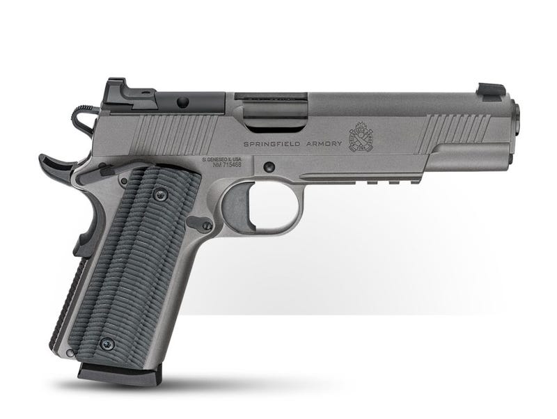 Springfield 1911 Operator 45 ACP Optics Ready AOS W/ Rail 5″ Barrel Tungsten Gray PO9230TAOS