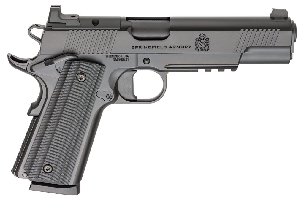 Springfield 1911 Operator 45 ACP Optics Ready AOS W/ Rail All Black 5″ Barrel PO9240AOS