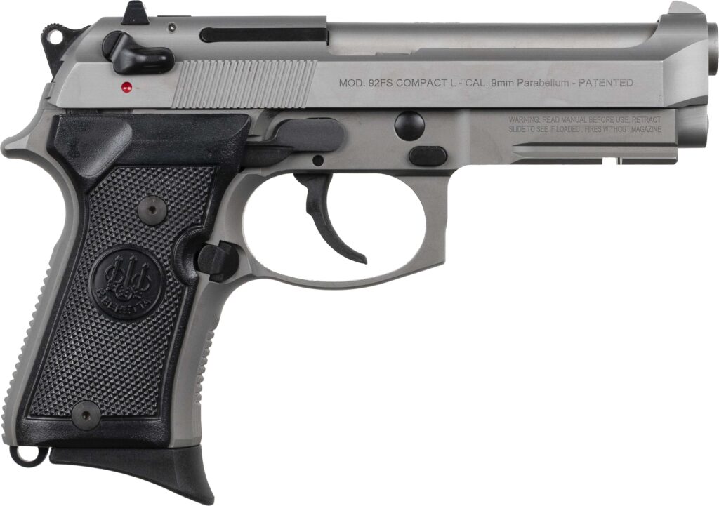 Beretta M9A1 Compact 9mm INOX Stainless 13 Round Capacity SPEC0673A