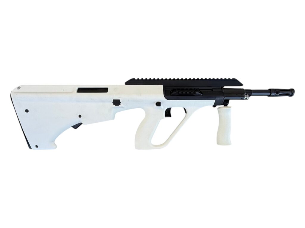 Steyr AUG A3 M2 556 Nato 16″ Barrel White NATO Stock AR Mag Pattern AUGM2A3WHINATOEXT