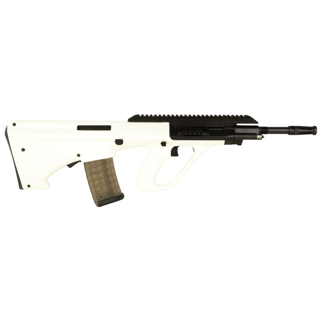 Steyr AUG A3 M2 556 Nato 16″ Barrel White Waffle Mag Pattern AUGM2WHIEXT