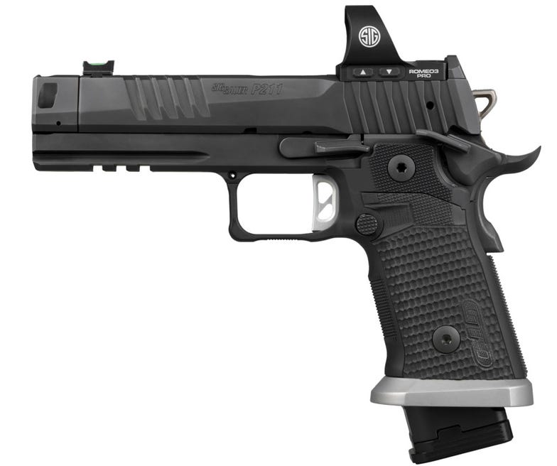 Sig Sauer P211 GTO 9mm W/ Romeo 3 PRO 23 Round Capacity 211F-9-GTO-R3P