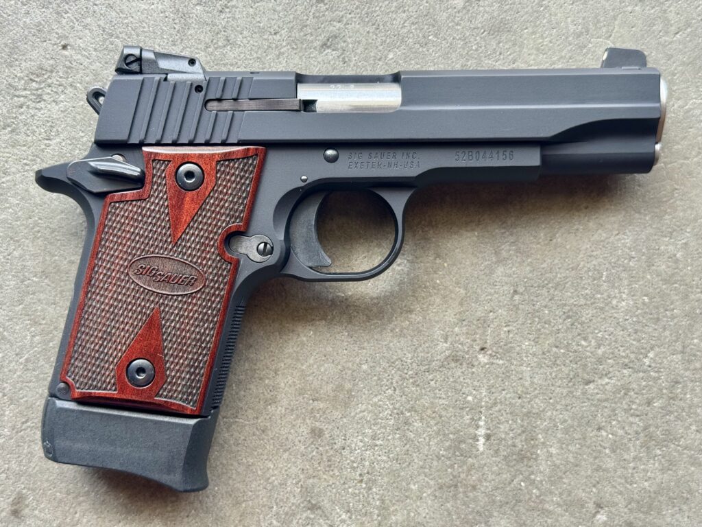 Sig Sauer P938-22 Target Model 22 LR 4.10″ Rosewood P938 Rare Discontinued