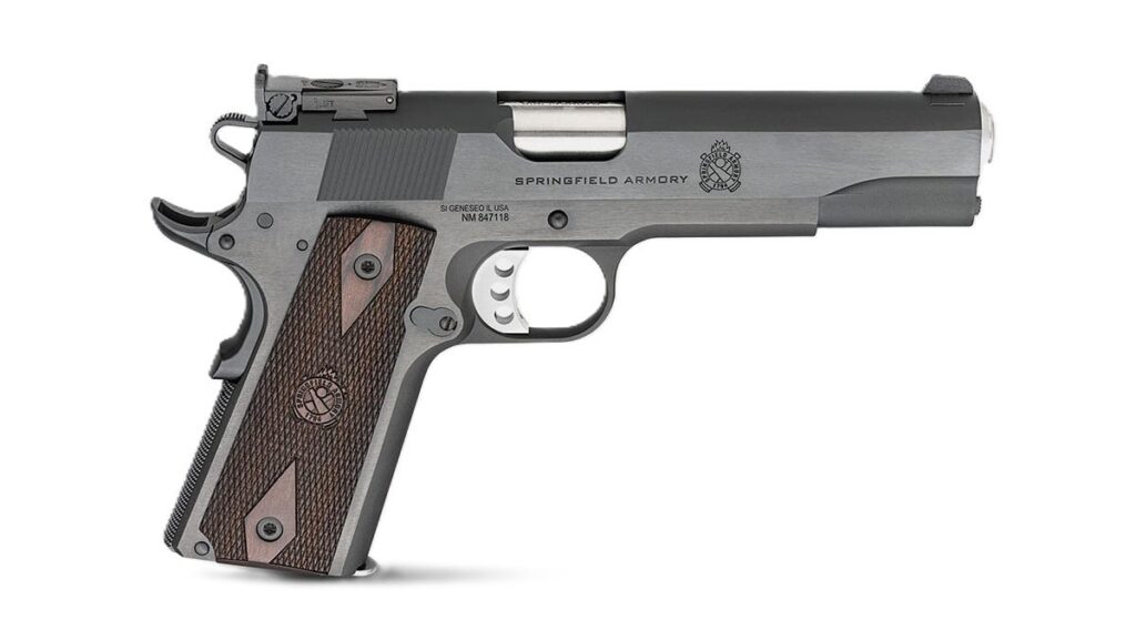 Springfield Armory 1911 Garrison Target 9mm Blued 5″ Barrel Adjustable Sights PX9419-ADJ