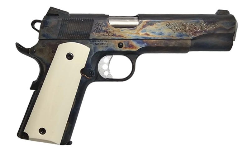 Springfield Garrison 1911 Presidential 45 ACP Limited Edition Color Case Hardened Engraved CNCPRES45