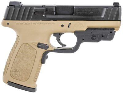 Smith & Wesson SD40 40 S&W FDE Frame Crimson Trace Laser 14+1 12401
