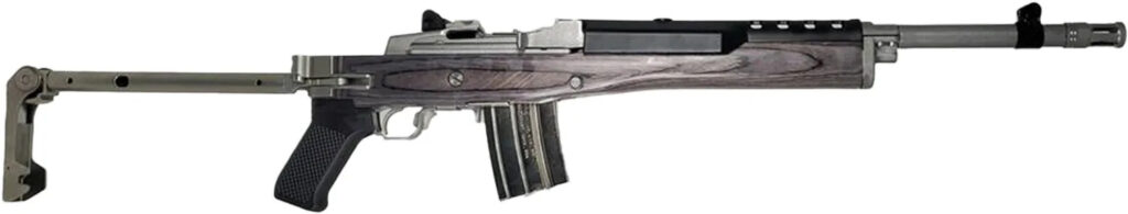 Ruger Mini-14 Tactical 300 Blackout Matte Stainless 16″ Barrel Samson Folding Stock 5898
