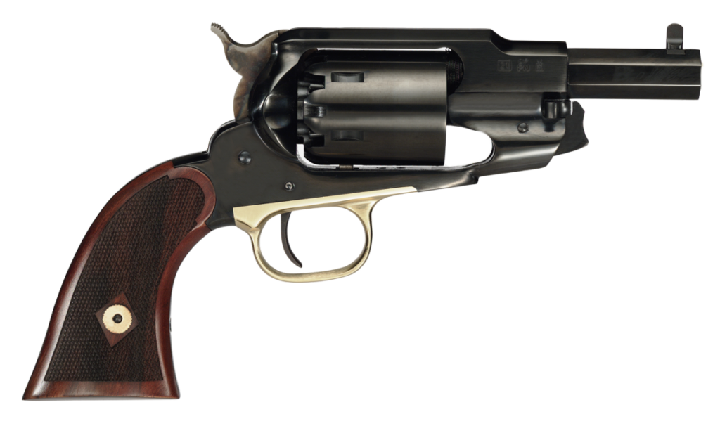TAYLOR’S & COMPANY 1858 ACE .44 BL/WD 3″ CHECKER