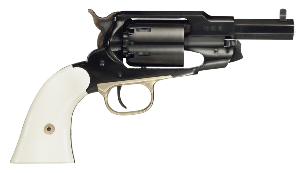 TAYLOR’S & COMPANY 1858 ACE .44 BL/WD 3″ WHITE