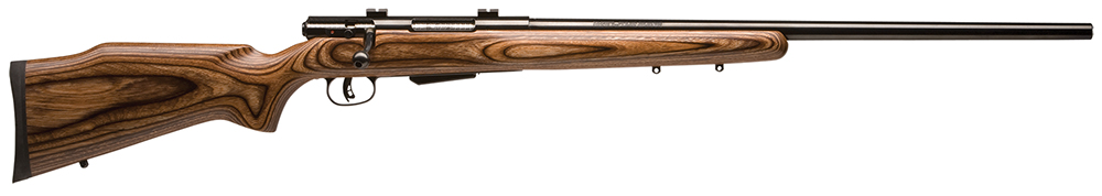 Savage Arms 18526 25 Lightweight Varminter 223 Rem 4+1 Cap 24″ Matte Black Rec/Barrel Natural Brown Laminate Right Hand (Full Size) with Detachable Box Magazine