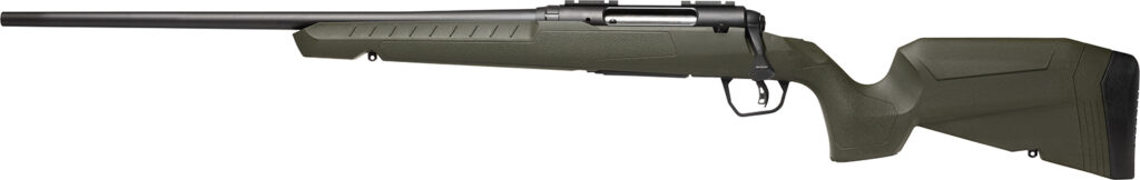 Savage Arms 32077 Axis 2  350 Legend 4+1 18″ Matte Black Sporter Barrel, Matte Black Drilled & Tapped Steel Receiver, Fixed Green Synthetic Stock, Left Hand