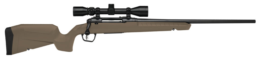SAVAGE ARMS AXIS 2 6.5CR BL/FDE 22″ PKG  #