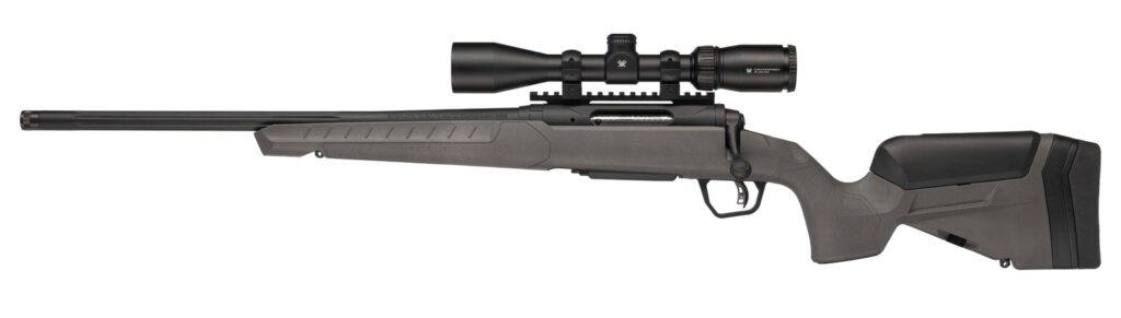 Savage Arms 32496 110 Trailblazer 300 Win Mag 3+1 22″ Fluted Barrel, Flat Dark Gray Adj LOP Synthetic Stock, Left Hand