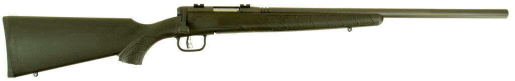 Savage Arms 96975 B.MAG  17 WSM 8+1 22″ Matte Black Heavy Barrel, Matte Black Drilled & Tapped Carbon Steel Receiver, Matte Black Fixed Synthetic Stock, Right Hand