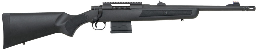 Mossberg 27738 MVP Patrol Full Size 308 Win/7.62 NATO 10+1 16.25″ Blued Threaded Bull Barrel, Blued Stainless Steel Receiver w/Picatinny Rail, Black Fixed Synthetic Stock, Right Hand