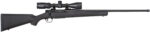 Mossberg 28247 Patriot w/Optic 350 Legend 4+1 22" Matte Blued Fluted Threaded Barrel, Matte Blued Drilled & Tapped Receiver, Fixed Black Synthetic Stock, Vortex Crossfire II 3-9x40mm