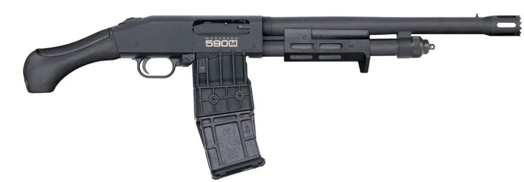 590M Standoff 12Ga 14″ Syn Black 10-rd