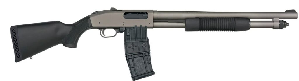 590M MAG-FED 12Ga 18.5″ Blk/Gry 10-rd