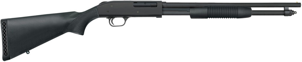 Mossberg 50700 590 Persuader 410 Gauge 6+1 3″ 18.50″ Cylinder Bore Barrel, Matte Blued Metal Finish, Drilled & Tapped Receiver, Synthetic Stock