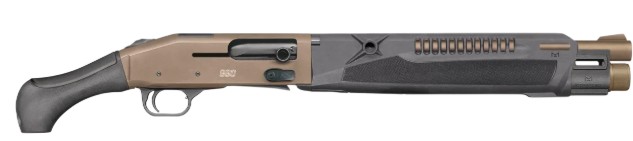 990 SPX Aftershock 12Ga 14″ FDE/Blk 5-rd
