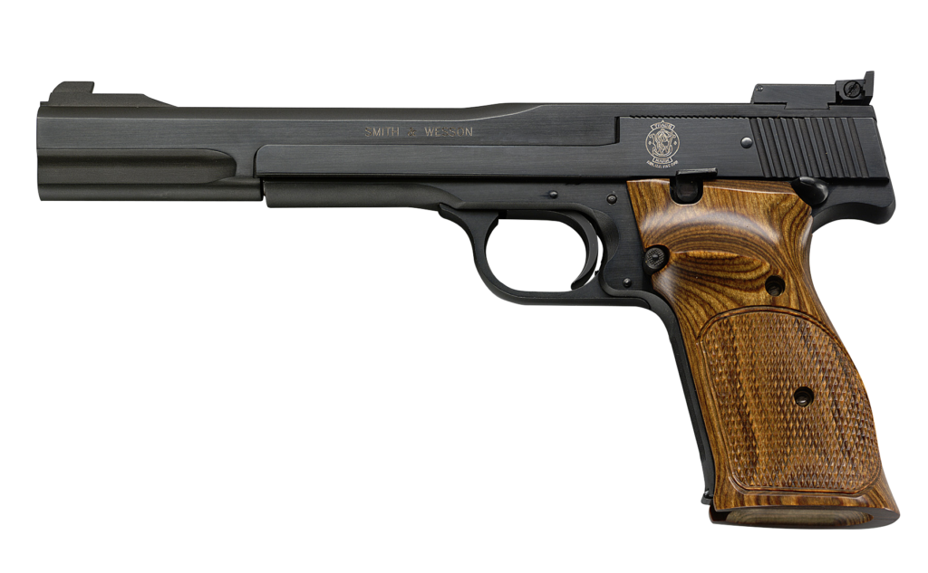 SMITH AND WESSON 41 22LR 10+1 BLUE/WOOD 7″ AS