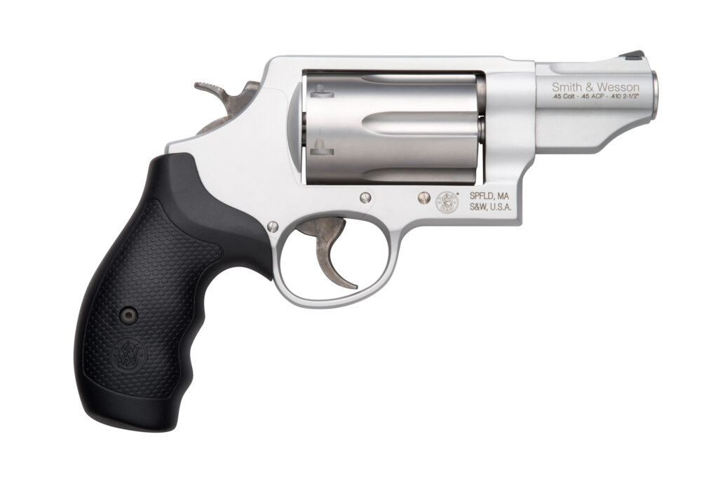 SMITH AND WESSON GOVERNOR 45/410 2.75″ SLVR 6RD