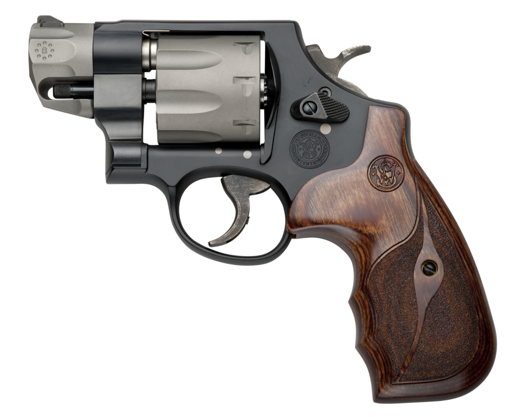 SMITH AND WESSON 327 PC 357MAG 2″ BL/WD FS 8RD
