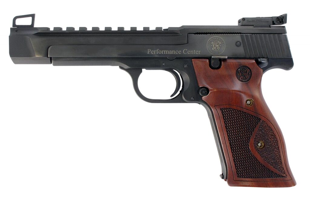SMITH AND WESSON 41PC 22LR 10+1 BL/WD 5.5″ AS