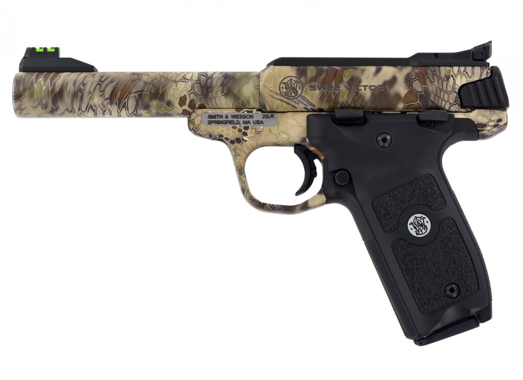 SMITH AND WESSON SW22 VICTORY 22LR KRYPTEK 5.5″