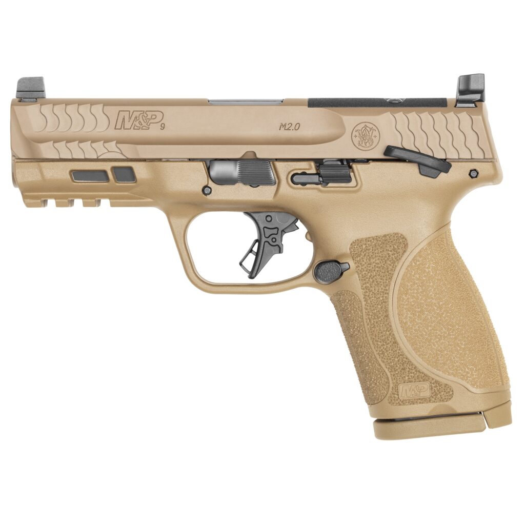 SMITH AND WESSON M&P9 M2.0 CPT 9MM FDE 4″ OR