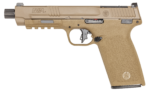 SMITH AND WESSON M&P5.7 OR 5.7X28 5" FDE TB