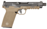 SMITH AND WESSON M&P5.7 OR 5.7X28 5" BK/FDE TB