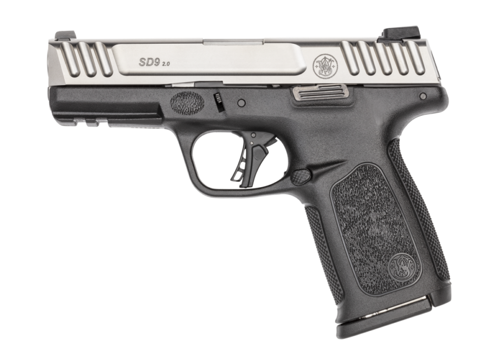 SMITH AND WESSON SD9 2.0 9MM 16+1 4″ SS/BLK FS