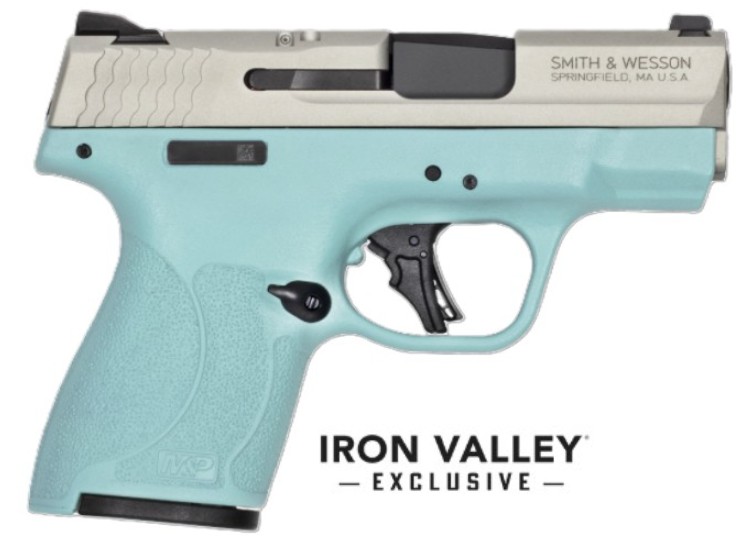 M&P9 Shield Plus 9mm 3.1″ SS/Robin Egg 2/10rd