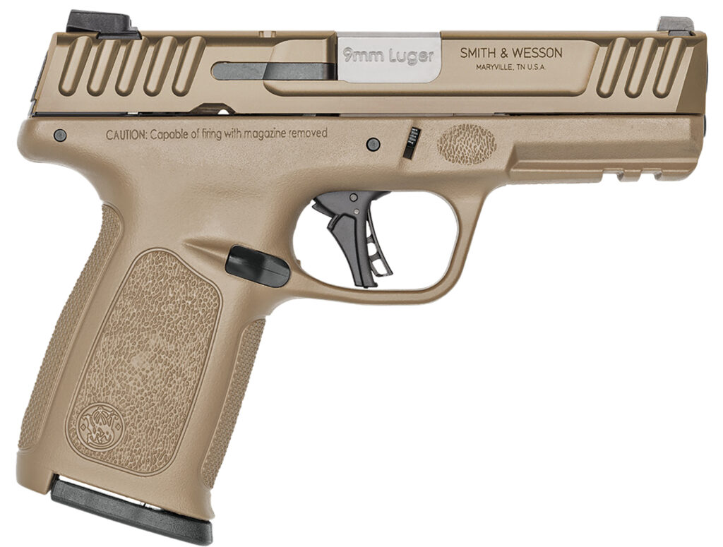 Smith & Wesson 14371 SD9 2.0  9mm Luger 16+1 4″ FDE Compact Frame Stainless Steel Slide Textured Grip