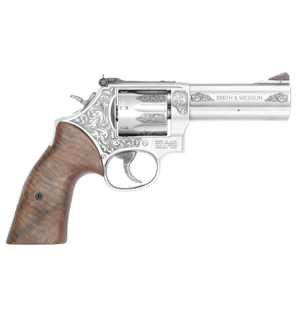 SMITH AND WESSON 686 PLUS 357MAG 4″ SS 7RD ENG