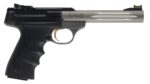 Browning 051461490 Buck Mark Lite *CA Compliant 22 LR 10+1 5.50" Matte Gray Fluted Barrel, Serrated Steel Slide, Matte Gray Aluminum Frame & Black Ultragrip RX Grips